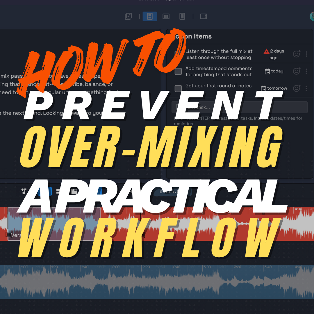 Opusonix Tutorial Avoid Overmixing