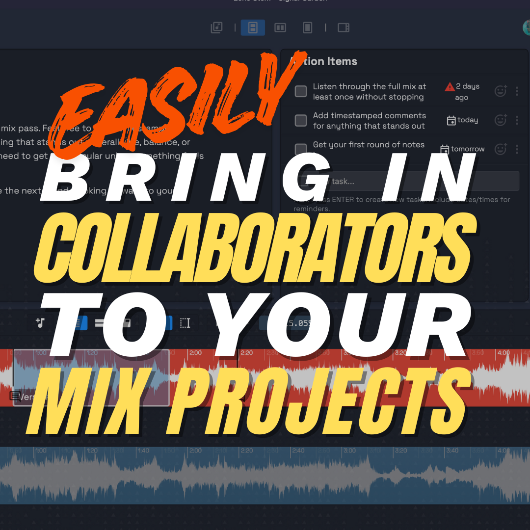 Opusonix Tutorial Easy Ways to Bring People In to Collaborate on your Mix Projects