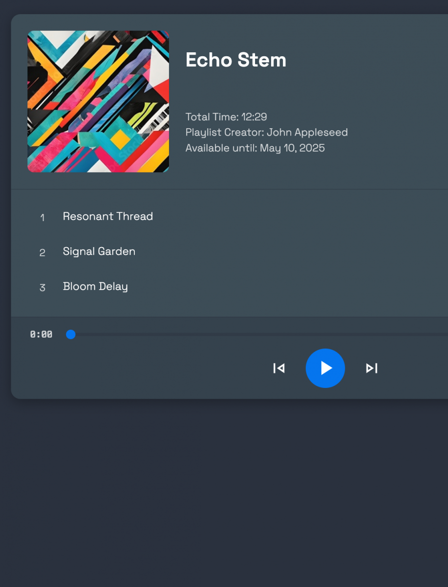 Want opinions? Share your tracks or entire albums with customizable public playlists.